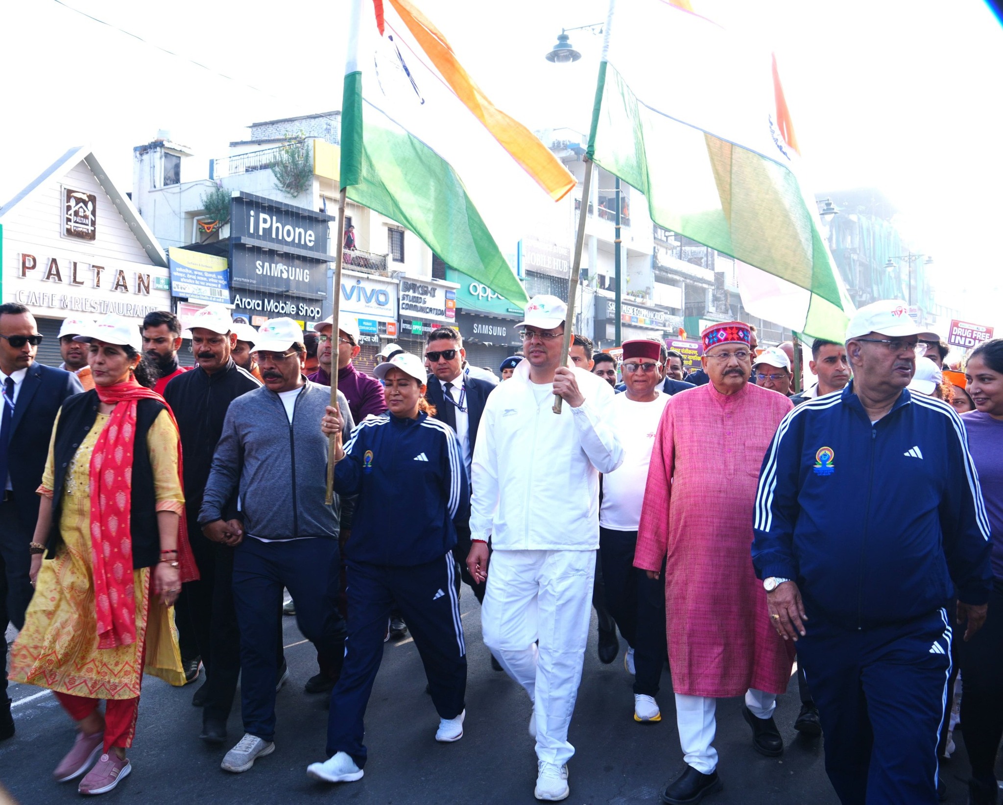 ‘लौह पुरुष’ सरदार वल्लभ भाई पटेल की जयंती के अवसर पर आयोजित पदयात्रा में सम्मिलित हुए मुख्यमंत्री पुष्कर सिंह धामी